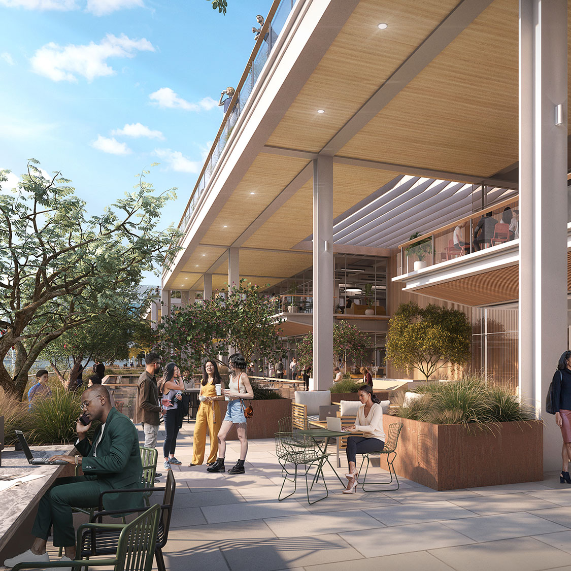 130 College Street - Courtyard Rendreing 130 College Street - Courtyard Rendering